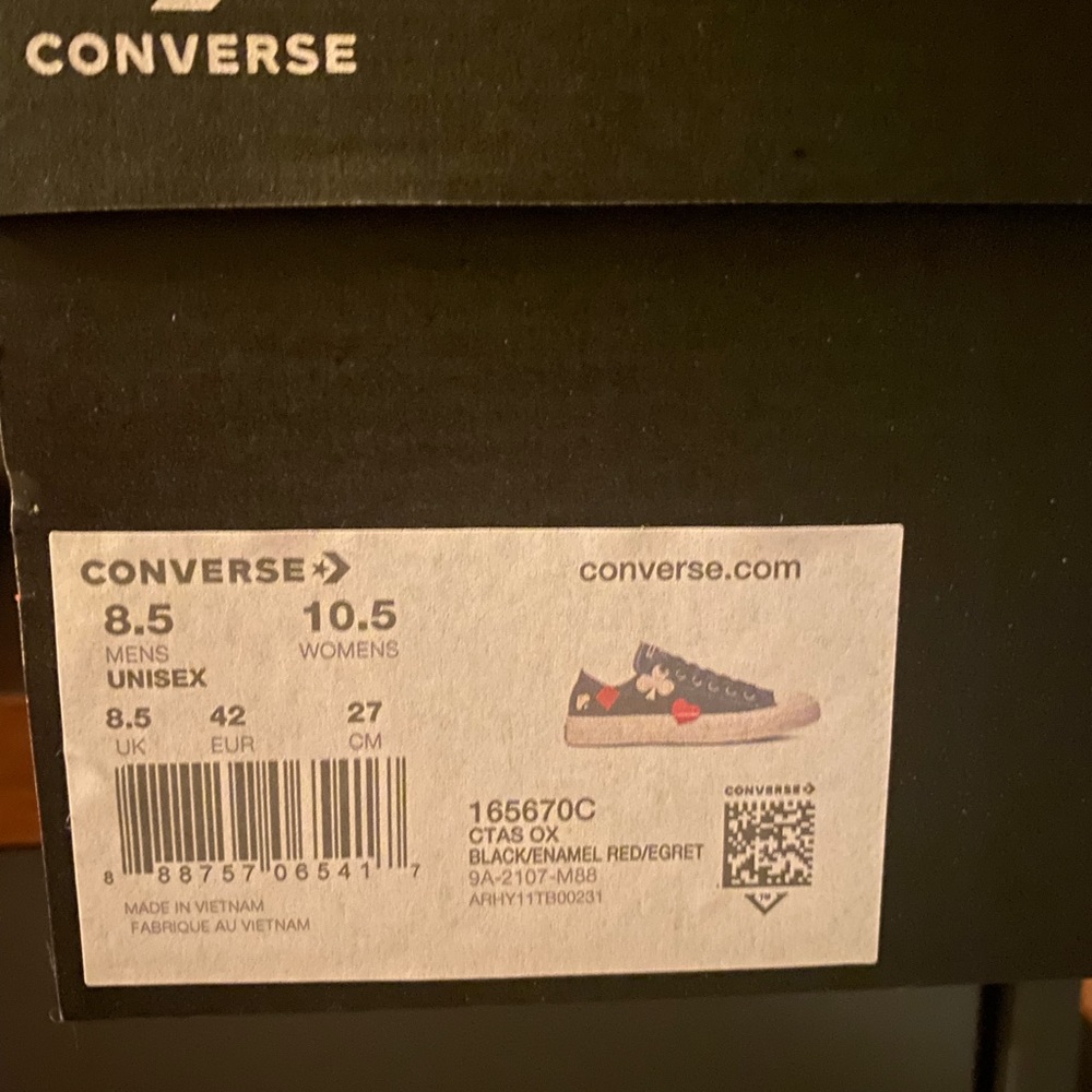Brand new still in the box converse sneakers.